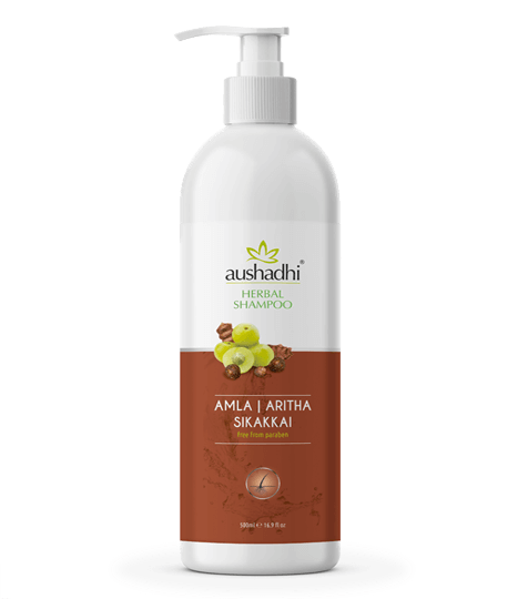 Aushadhi Herbal Shampoo       (Amla, Aritha, Sikakkai)