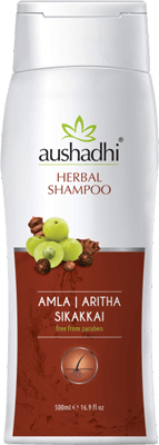 Aushadhi Herbal Shampoo       (Amla, Aritha, Sikakkai)