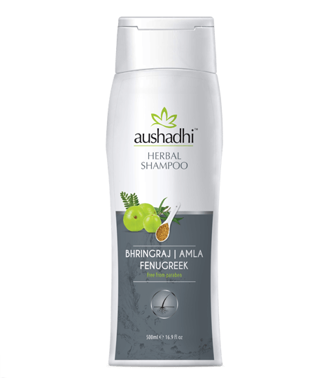 Aushadhi Herbal Shampoo        (Bhringraj, Amla, Fenugreek )